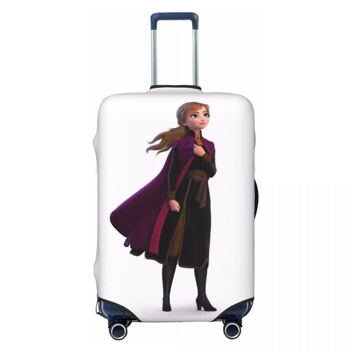

Защитный чехол для чемодана с мультяшным персонажем Анной из «Холодного сердца», забавный чехол для путешествий, для чемоданов 18-32 дюйма