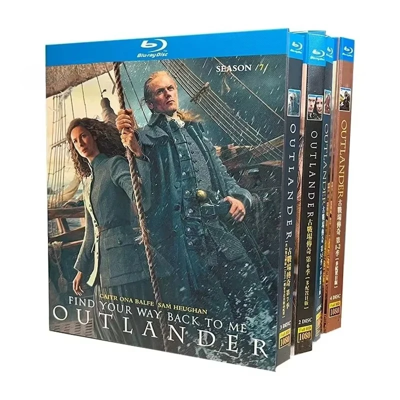 Outlander Season 1-7 Blu-ray All Region New Box Set English Audio Blu-ray disc