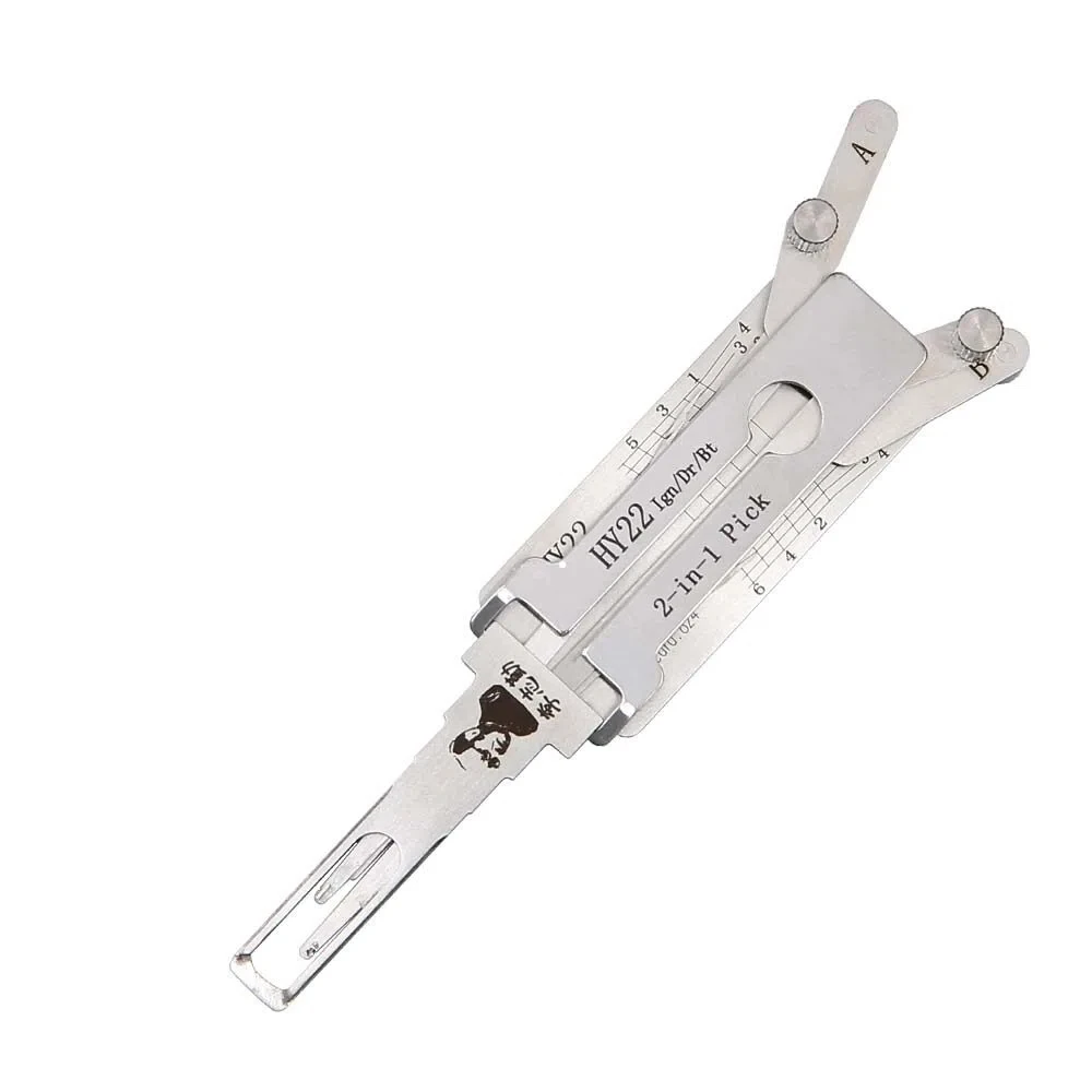 

HY22 lishi 2in1 Tool for Hyundai IX35,Sonata Sportage I30,Junas,Mdavante car Door Lock Cylinder Locksmith Supplies Repair Tools