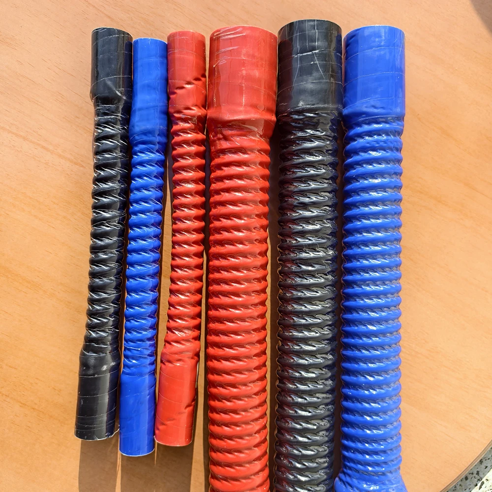 ID16 ~ 110mm جنرال موتورز أسلاك الفولاذ السيليكون المموج خرطوم المبرد خرطوم كمية الأنابيب المبرد الأنابيب