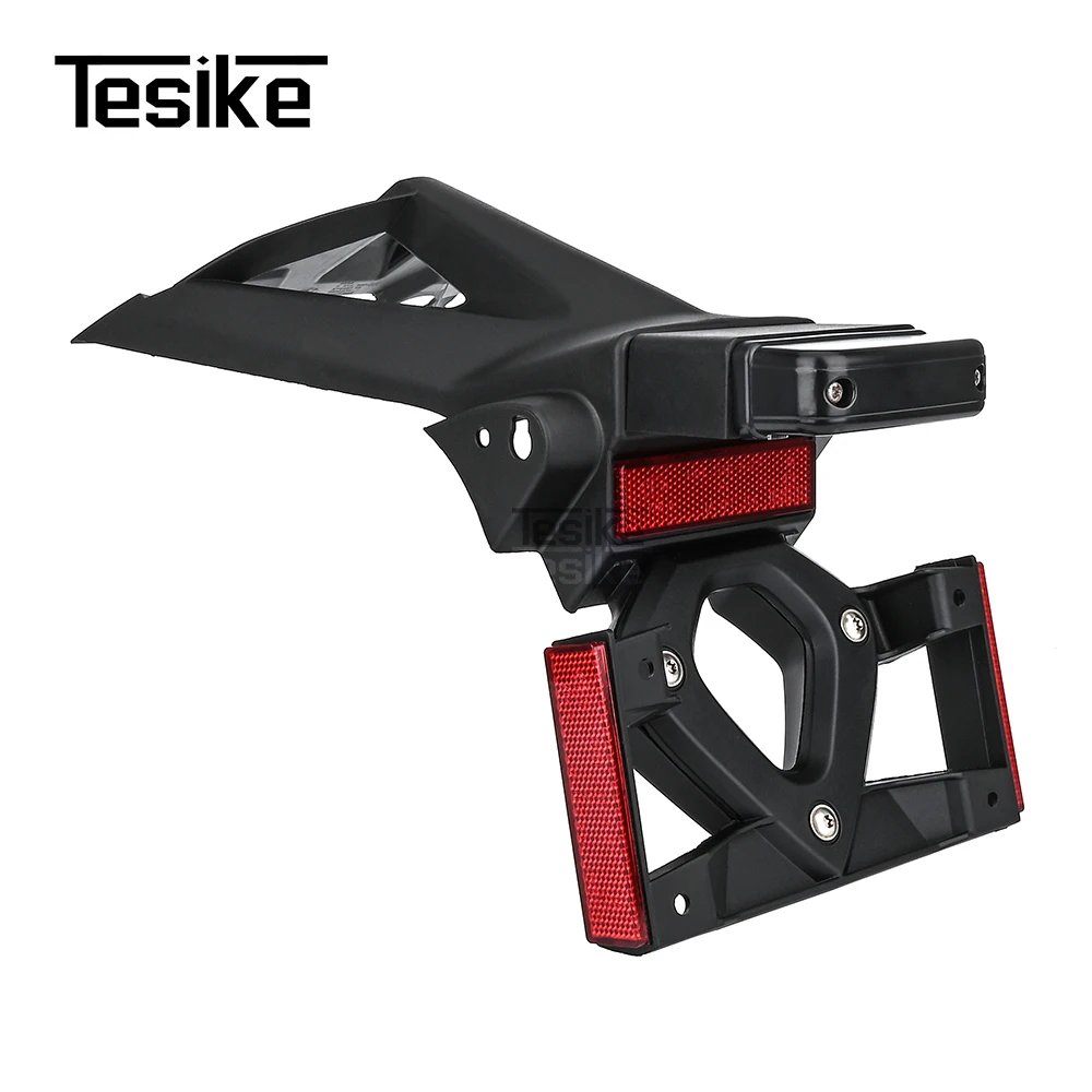 

Motorcycle License Plate Holder Rear Mudguard For BMW S1000RR 2009-2018 2010 2011 2012 2013 2014 2015 Black ABS Plastic Fender