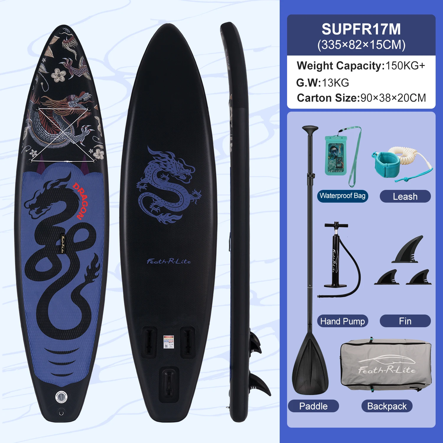 

Inflatable upright paddle board Tabla De Surf surfboard