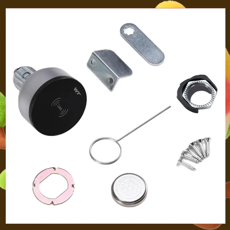 

Office Desk Smart Lock Smart Mini IC Card Induction Lock For File Cabinets, Wardrobes, Mailboxes Home And Office Use-Retail