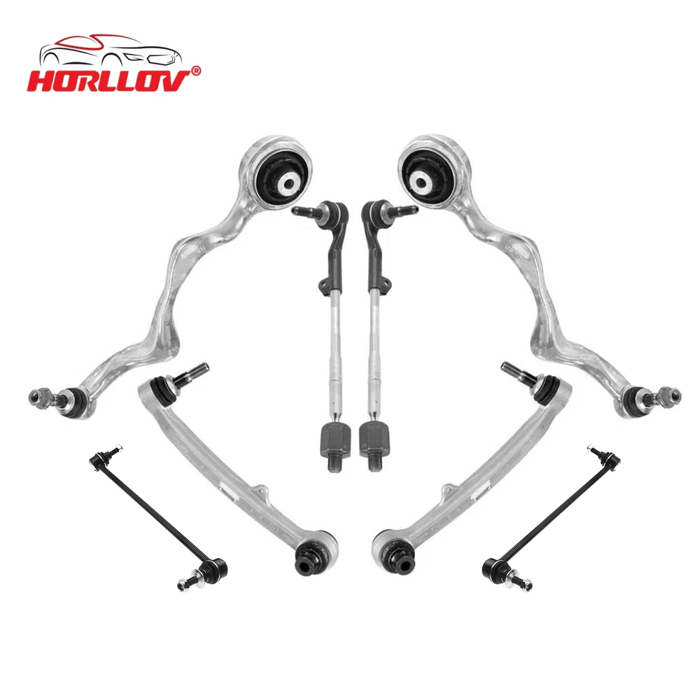 

8 PCS Front Suspension Kit Control Arm 31102283575 31102283577 Front Axle Control Arm Kit for Bmw E82 E90 E92 E93 M3