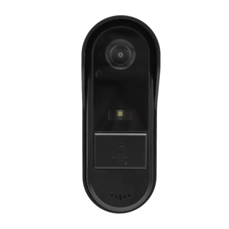 Campainha de vídeo sem fio com visão noturna 1080P 8MP 170 °   Conversa bidirecional grande angular IP66 à prova d'água com campainha de vídeo com tela de 4,3 polegadas