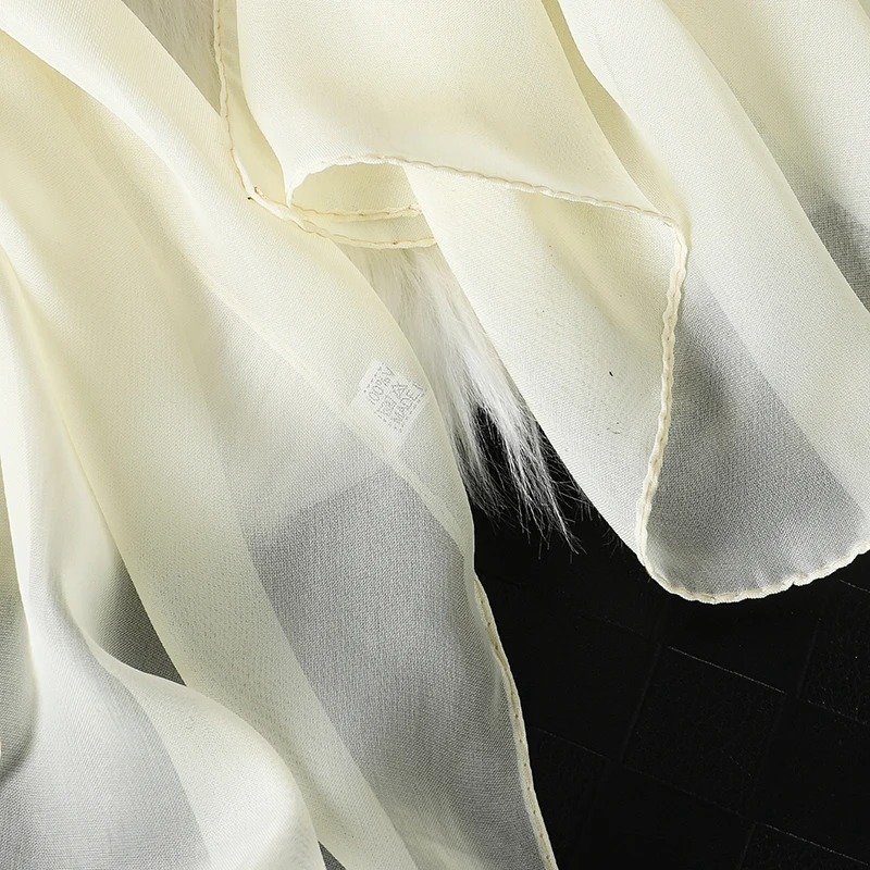 2023 neue Mode Sommer Frauen einfarbig Strand Schal Seide Schals Stirnband Weibliche Stirnband Wraps Sonnencreme Hijab Großhandel – Detail 32
