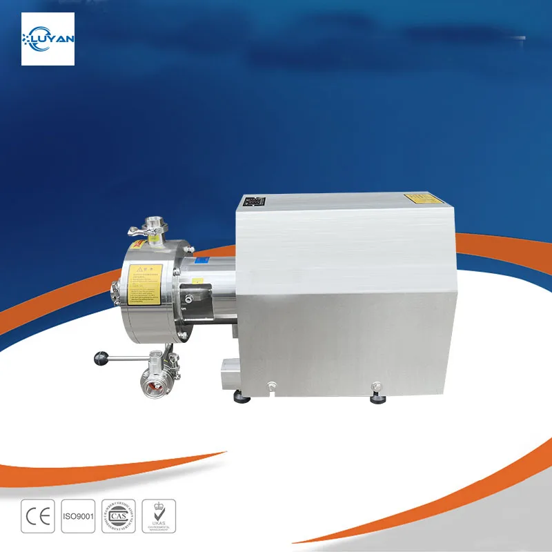 

2.2kw 2900rpm High Shear Emulsification Pump Stainless Steel Pipeline Emulsifier High Speed Mixing Homogeneous Shear Pump