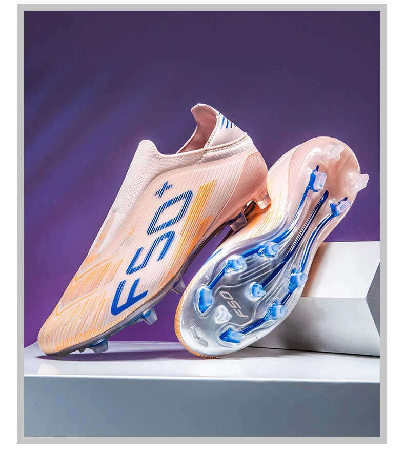 Neue Fußballschuhe für Herren, rutschfeste Fußballschuhe für den Innenbereich, professionelle Turf-Futsal-Schuhe für Rasen, ultraleicht, sportlich, bequem, für Erwachsene – Detail 13