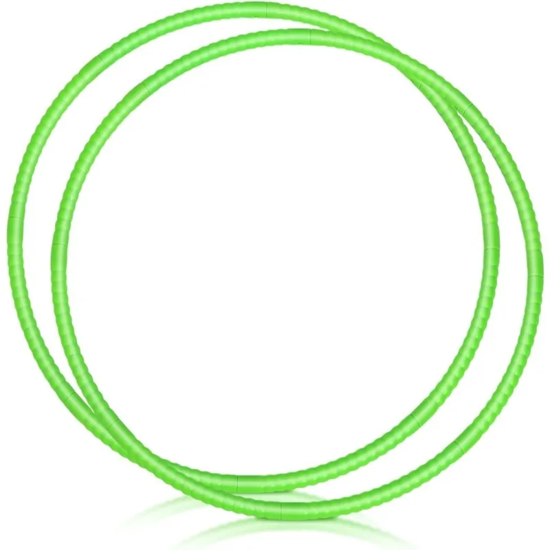 

2 Pcs Toy Hoop Exercise Hoop Detachable Adjustable Plastic Toy Ring Playground Equipment for School Colored Circles Exercise Rin