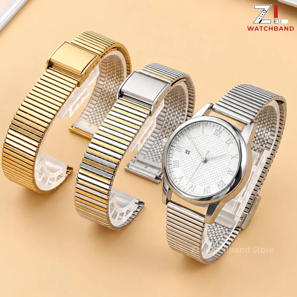 Ultra-thin Stainless Steel Watch Straps 10mm 12mm 14mm 16mm Small Size Watchband for DW Metal Bracelet for Men Women Wristband