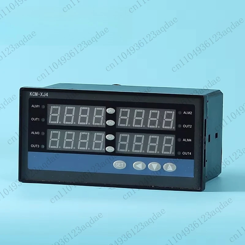 Temperature Controller with Four-Point Input for Thermocouples and RTDs, Multi-Channel, with RS485 and 4 Alarm Outputs