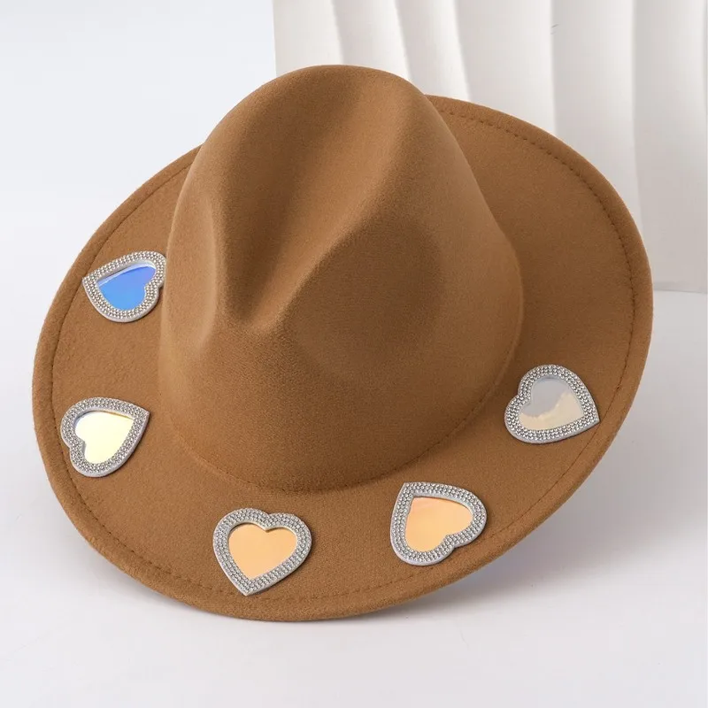 Western cowboy , girl's , prism , felt , top , reflective see-through , British woolen round hat