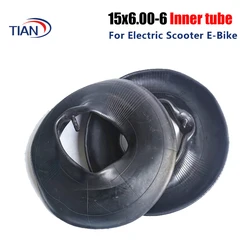 Electric Bike ATV Inner Tube 15x6.00-6 Lawn Machine Tire 6.00-6 5.00-6 Straight Mouth Inner Belt