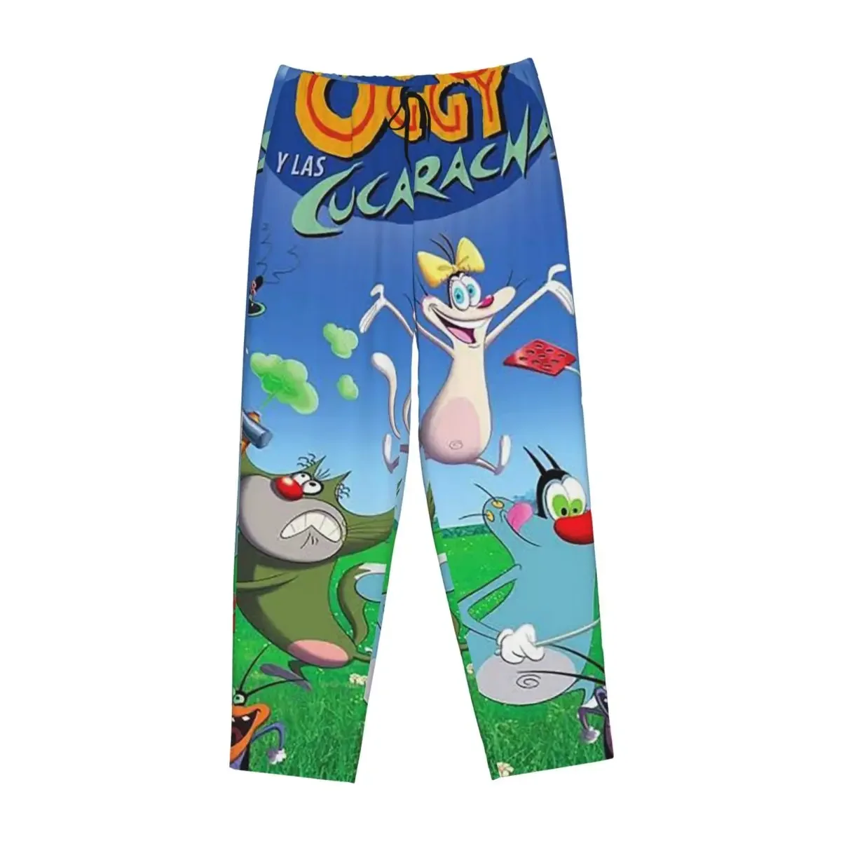 

Женские пижамные брюки с карманами по мотивам аниме-фильма «Оги и тараканы»