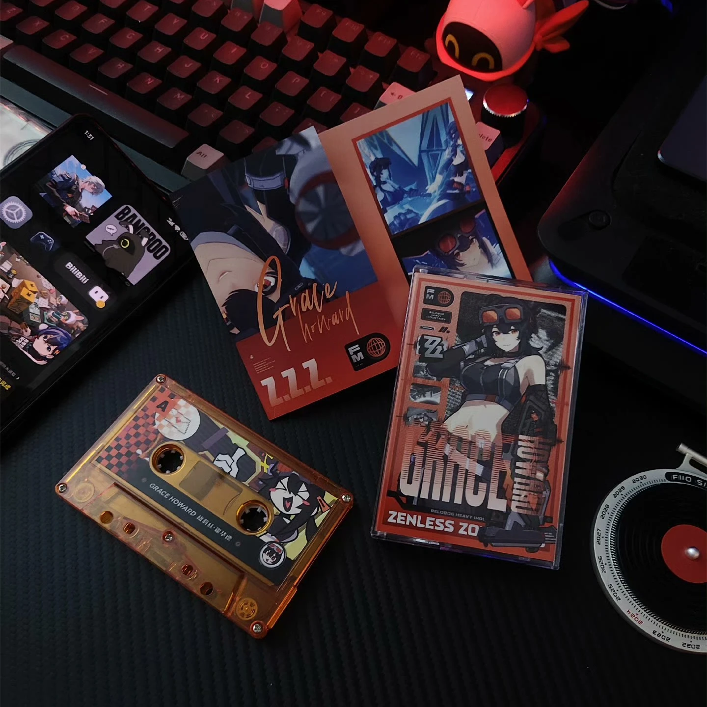 

Игра Zenless Zone Zero Grace Howard Музыкальная лента Haruka Shiraishi OST Альбом Кассеты Косплей Walkman Рекордер Автомобильный Soundtracks Box