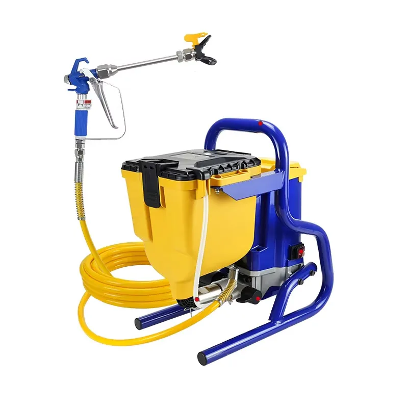 Электрический безвоздушный распылитель-краскопульт для дома, 1800 Вт, для покраски стен, латексных красок