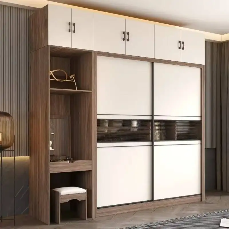 

Bedroom Adults Wardrobes Storage Organizer Luxury Space Saving Clothes Closet Display Wooden Armarios De Ropa Furniture Home