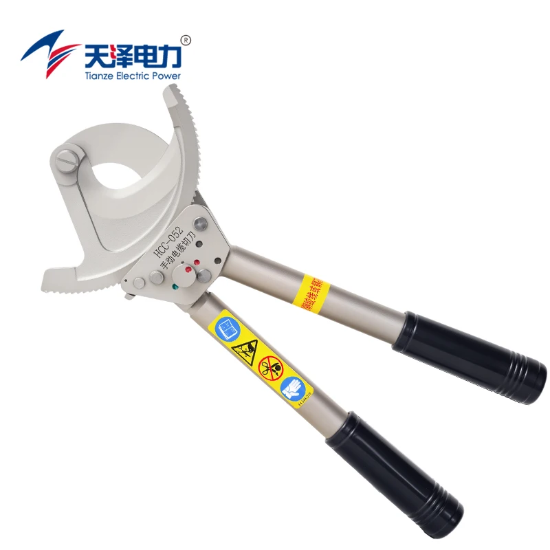 Manual Ratchet Cutter Wire Cable Mechanical Cutting Tool DIY Industrial OEM ODM HCC-052