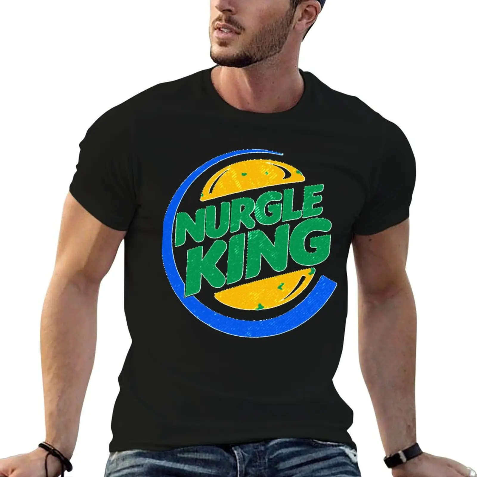 Nurgle King T-Shirt Anti-Fade Casual Tee Shirt