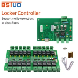 TCP/IP 20 / 40 Doors Electric Express Cabinet Locker Controller Board and Elevator ACU Access Control lift Floor Interface Kit