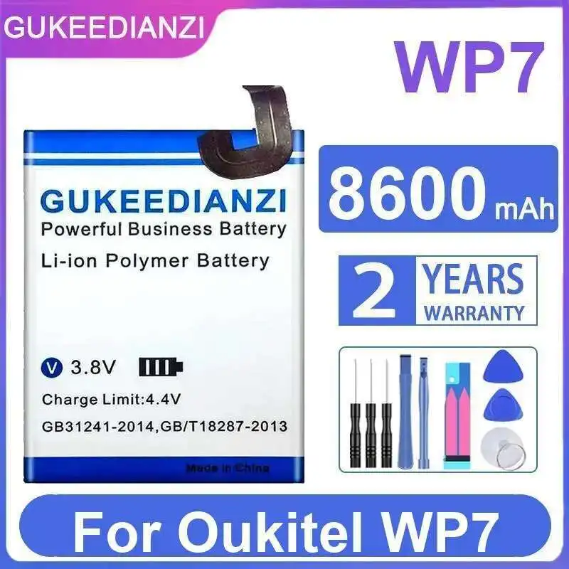 

Safe For Oukitel WP7 Premium Replacement 8600Mah Mobile Phone Battery