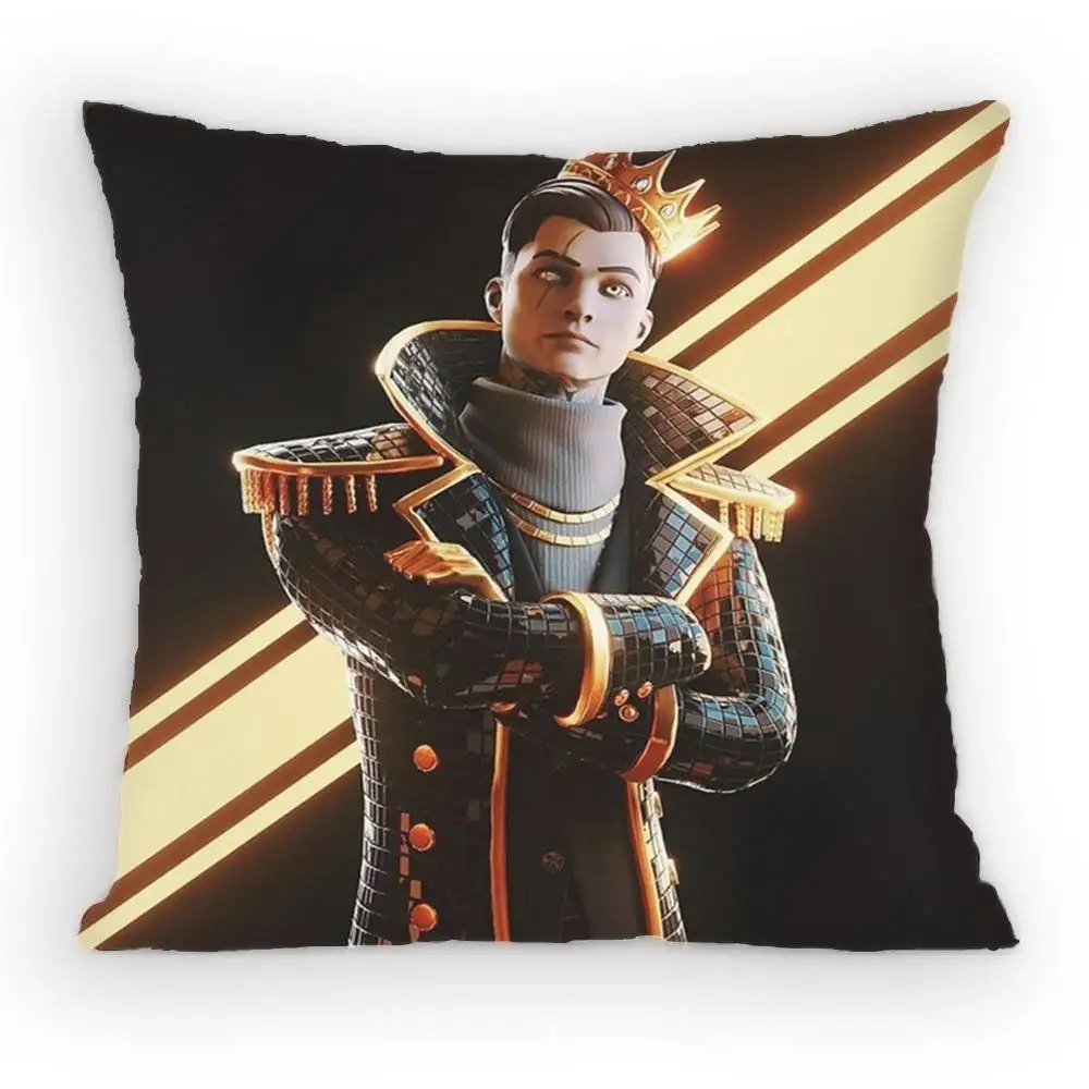 Game Fortnite Midas Kissenbezug, Anti-Staubmilben-Kissenbezug, unsichtbarer Reißverschluss, seidiger Sofakissenbezug für Schlafzimmer – Detail 12
