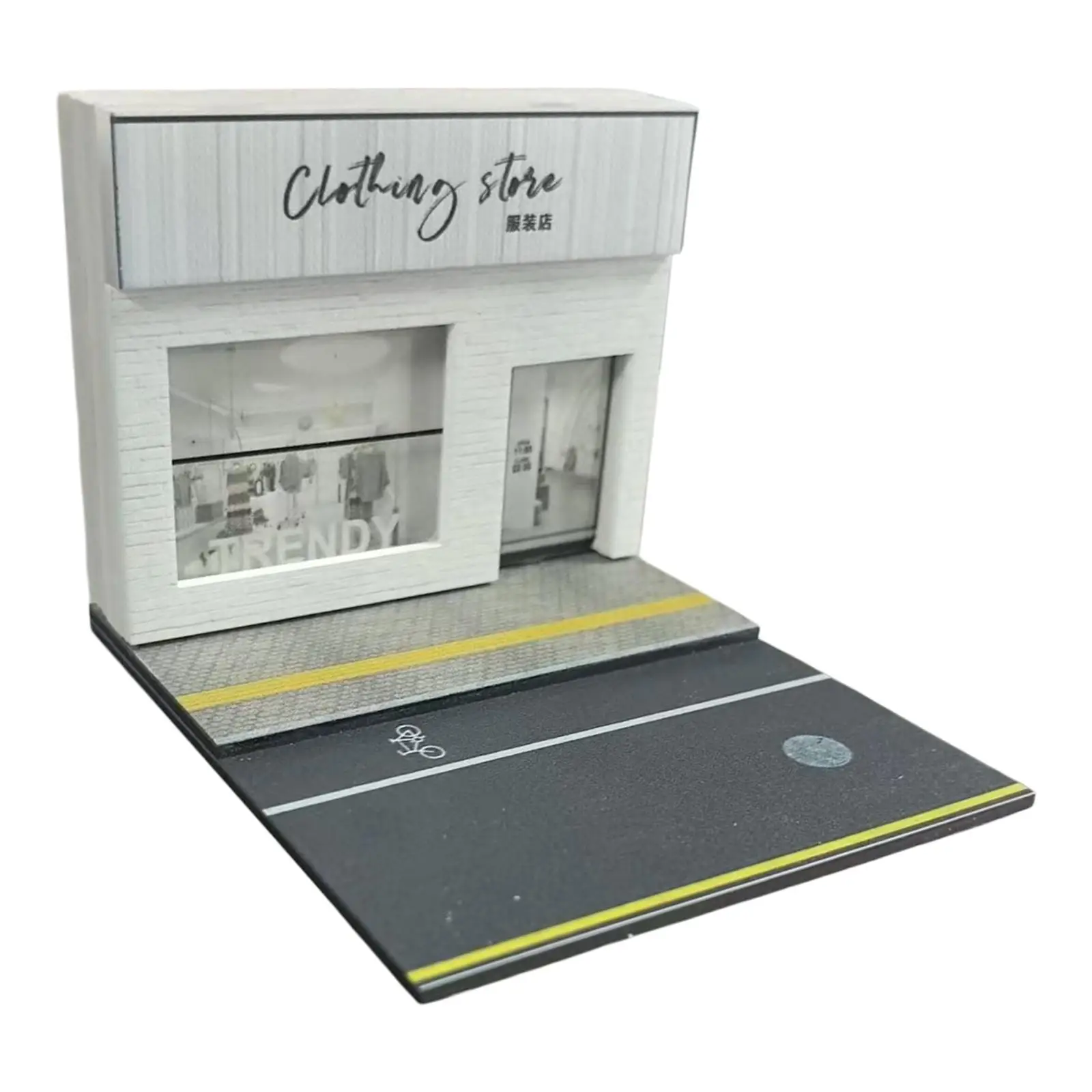 

1/64 Diorama Display Parking Lot Storage Gift Miniature Architectural Scene