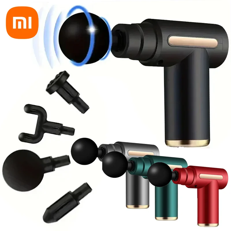 Xiaomi Mini Fascia Gun Massage Body Muscle Relaxation Electric Massage Equipment LED Touch Screen Portable Massage Instrument