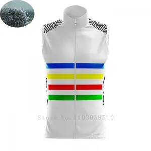 Windbreaker Vest Men Cycling Clothing Men Sleeveless Cycling Vest Mesh Ciclismo Undershirt Jersey Windproof Motorcycle Vest