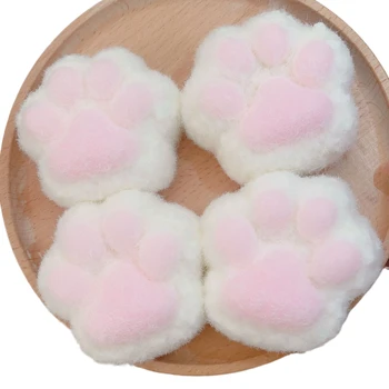 NUOVO Mochi Taba Morbido Agitarsi Giocattolo Kawaii Peluche Zampa di Gatto Silicone Gattino Zampa Carino Piedi Rosa Bambini Squishy Regalo Decompressione Ragazza Giocattolo