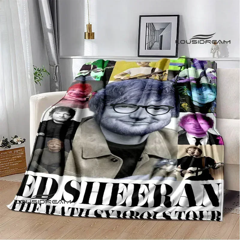 

Singer Ed Sheeran printed blanket Warm Flannel blankets Soft and comfortable blanket bed linings blankets for beds Birthday Gift