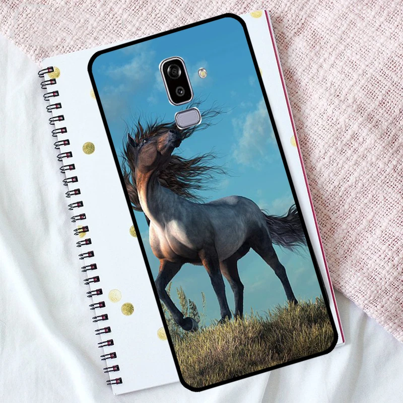 Galloping Horse Case For Samsung Galaxy J7 J3 J5 2017 A3 A5 J1 2016 A6 A8 A7 A9 J8 J4 J6 Plus 2018 Cover