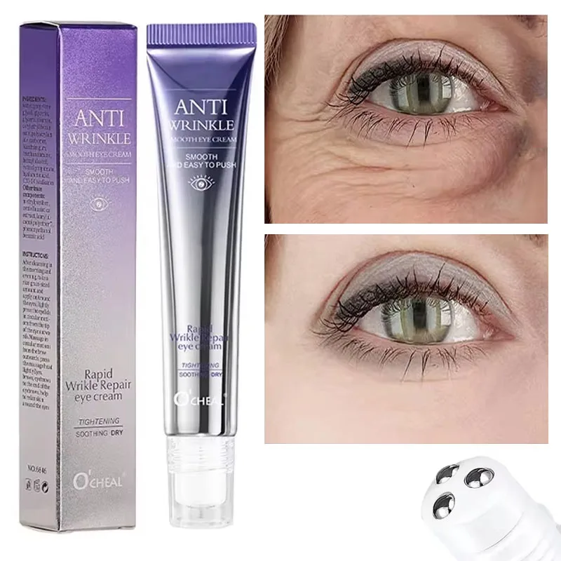 

Anti Wrinkle Anti Dark Circle Eye Cream Roller Massager Moisturizing Eye Bags Retinol Anti Aging Eye SkinCare Products O'CHEAL