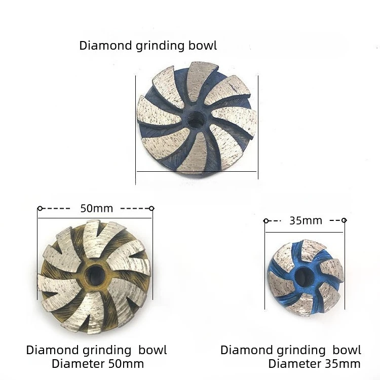 Diamond Bowl Grinding Wheel Disc for Angle Grinder Granite Marble Stone Coarse Grinding Leveling Smoothing Cup Wheel Dry Use - view 3