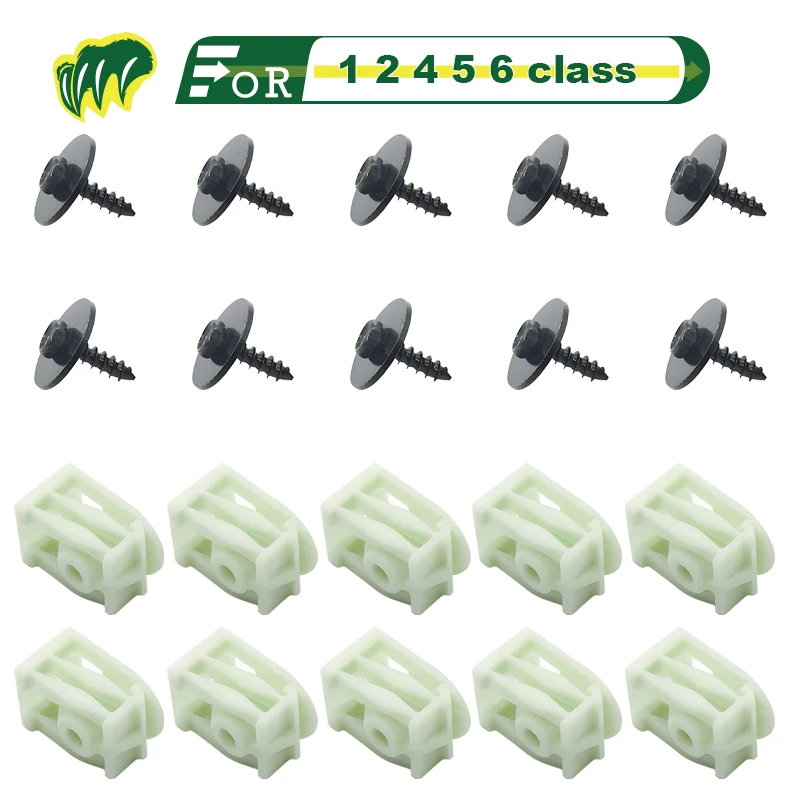 

20 PCS For BMW 1 2 4 5 6 CLASS X1X5X6 Car Door Interior Trim Panel Retaining Clips Rivets Plastic Fixed Fastener Engine Under