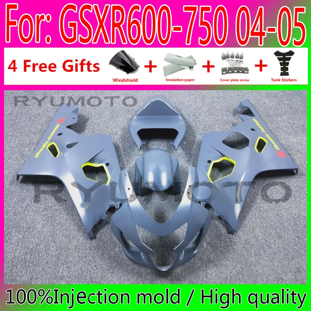 

Новый обтекатель для литья под давлением мотоцикла ABS для Suzuki GSXR600 GSXR750 GSXR 600 750 K4 2004 2005 04 05, обтекатели