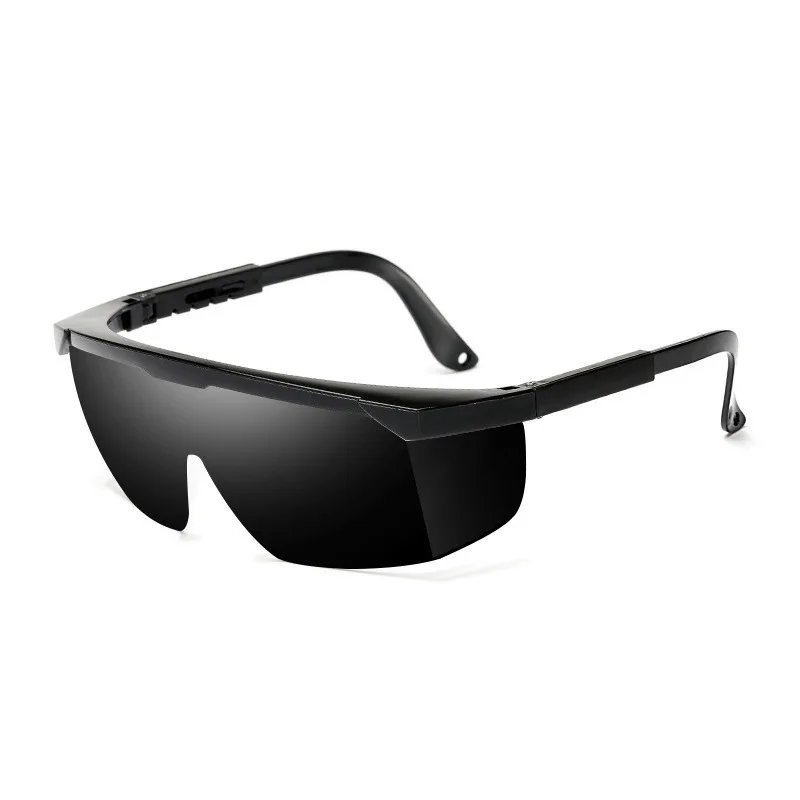 

2Pcs Glasses Black Plastic Durable Viewing for Total Partial Protective Eyewear