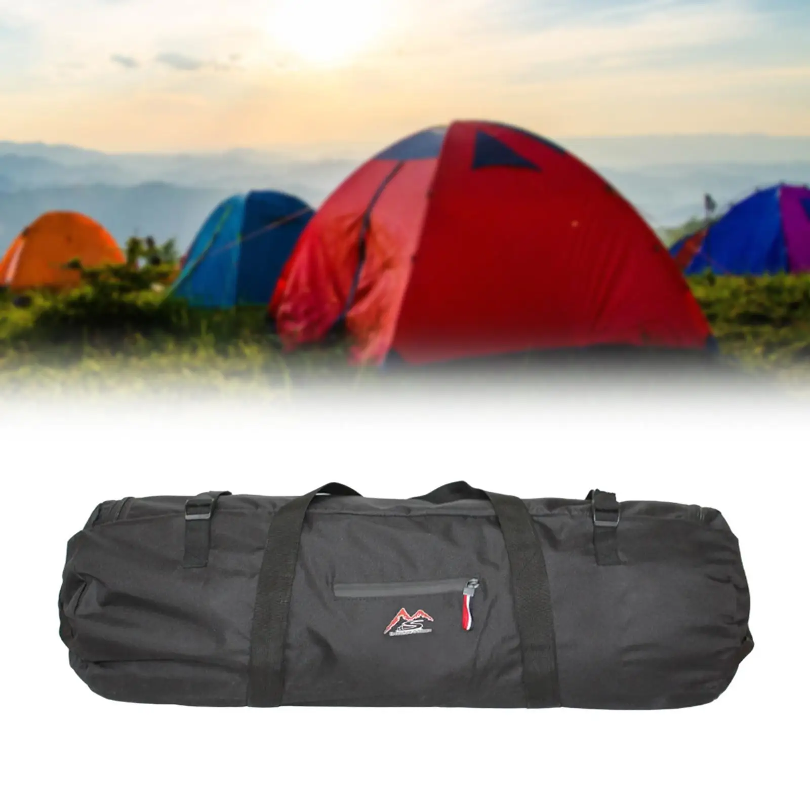 التخييم خيمة حقيبة التخزين القماش الخشن مقاوم للماء نزهة في الهواء الطلق الصيد الكاكي 75 سنتيمتر x 26 سنتيمتر S