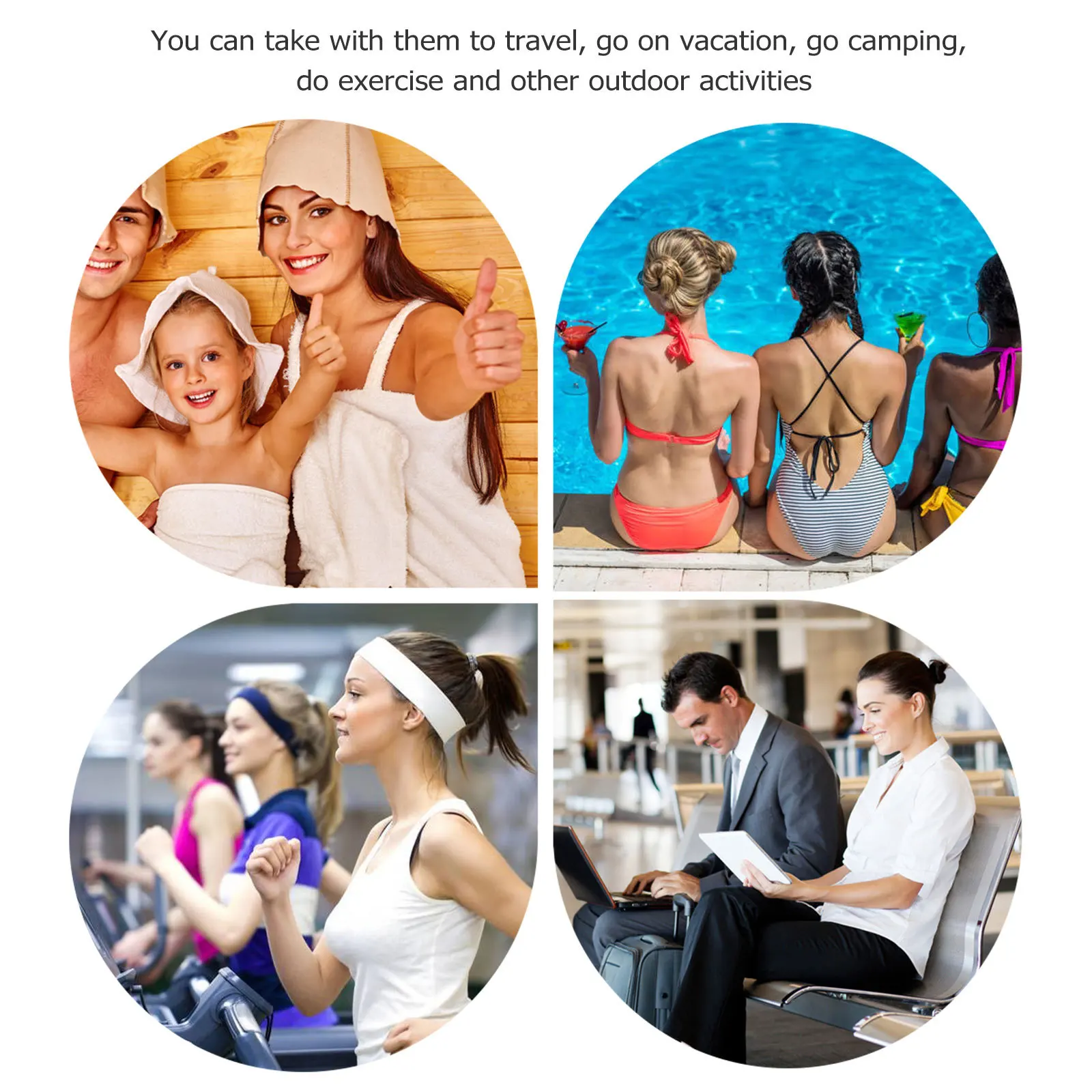 

2Pcs Portable Makeup Bag Pouch Organizer Drawstring Travel Toiletry Storage Bag for Business Vacation