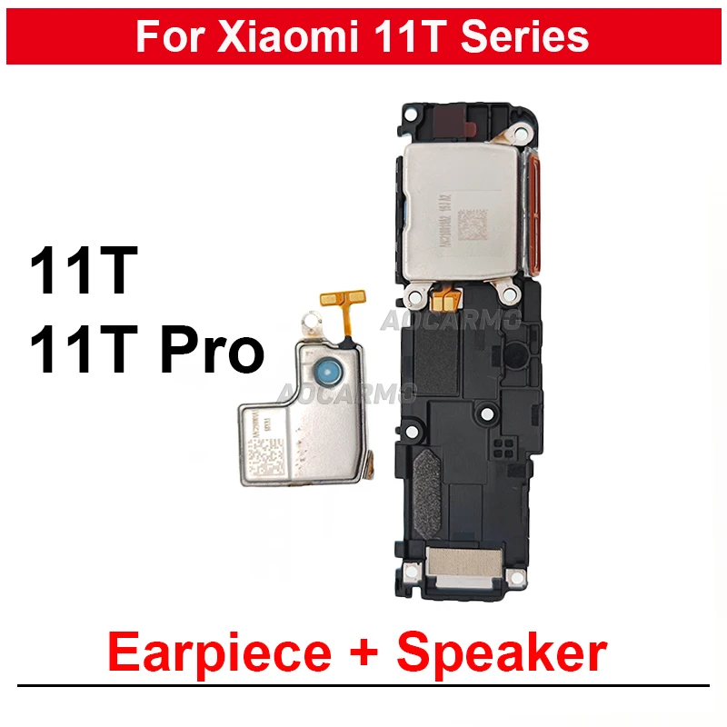 For Xiaomi 11T Mi 11T Pro Top Earpiece Ear Speaker And Bottom Loudspeaker Buzzer Ring Flex Cable Replacement Parts