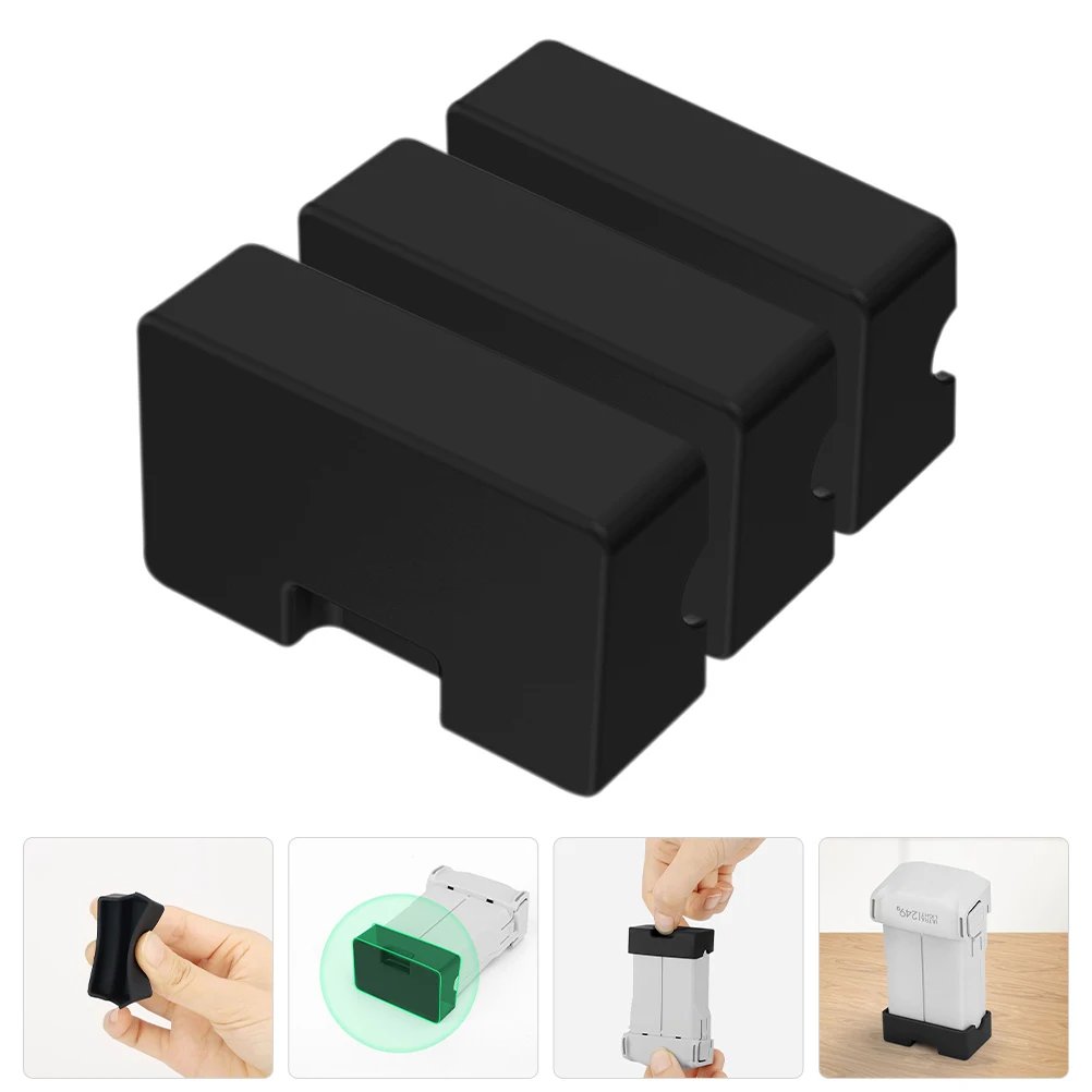 

3pcs Drone Cover Caps For Pro Charging Port Protector Drone Parts Supplies Lightweight Durable Cover Cap