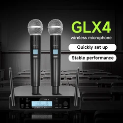 Top Quality Professional FM GLX4 BT 58A Handheld Dynamic Mic Vocal Microfone BT58a Wireless Microphone S58 GLX4 system