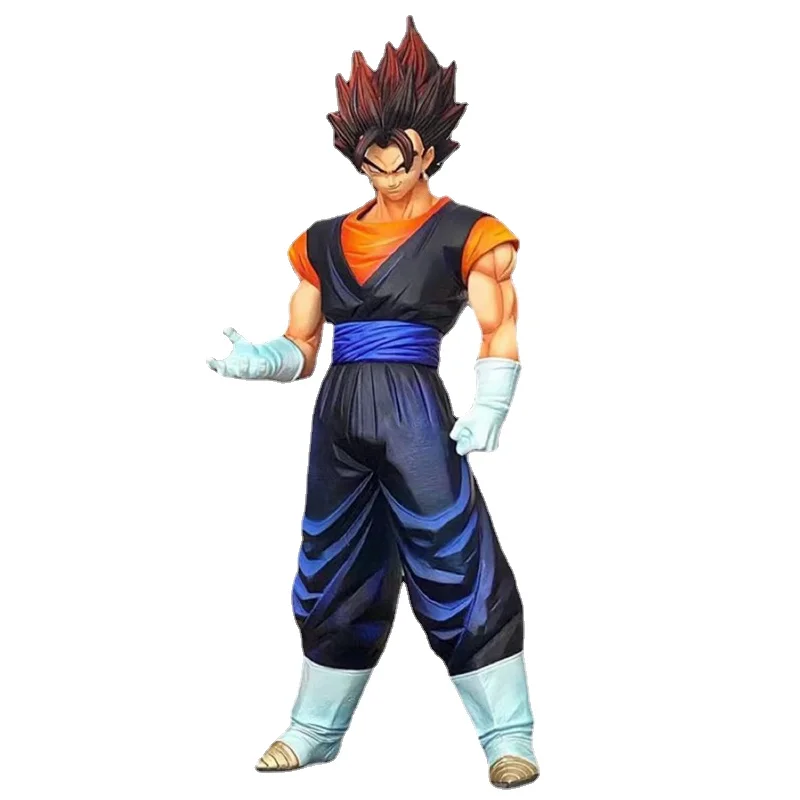 

32cm Dragon Ball Z Vegetto Figure Super Saiyan Goku Vegeta Potara Action Figures PVC Collection Model Toys for Children Gift