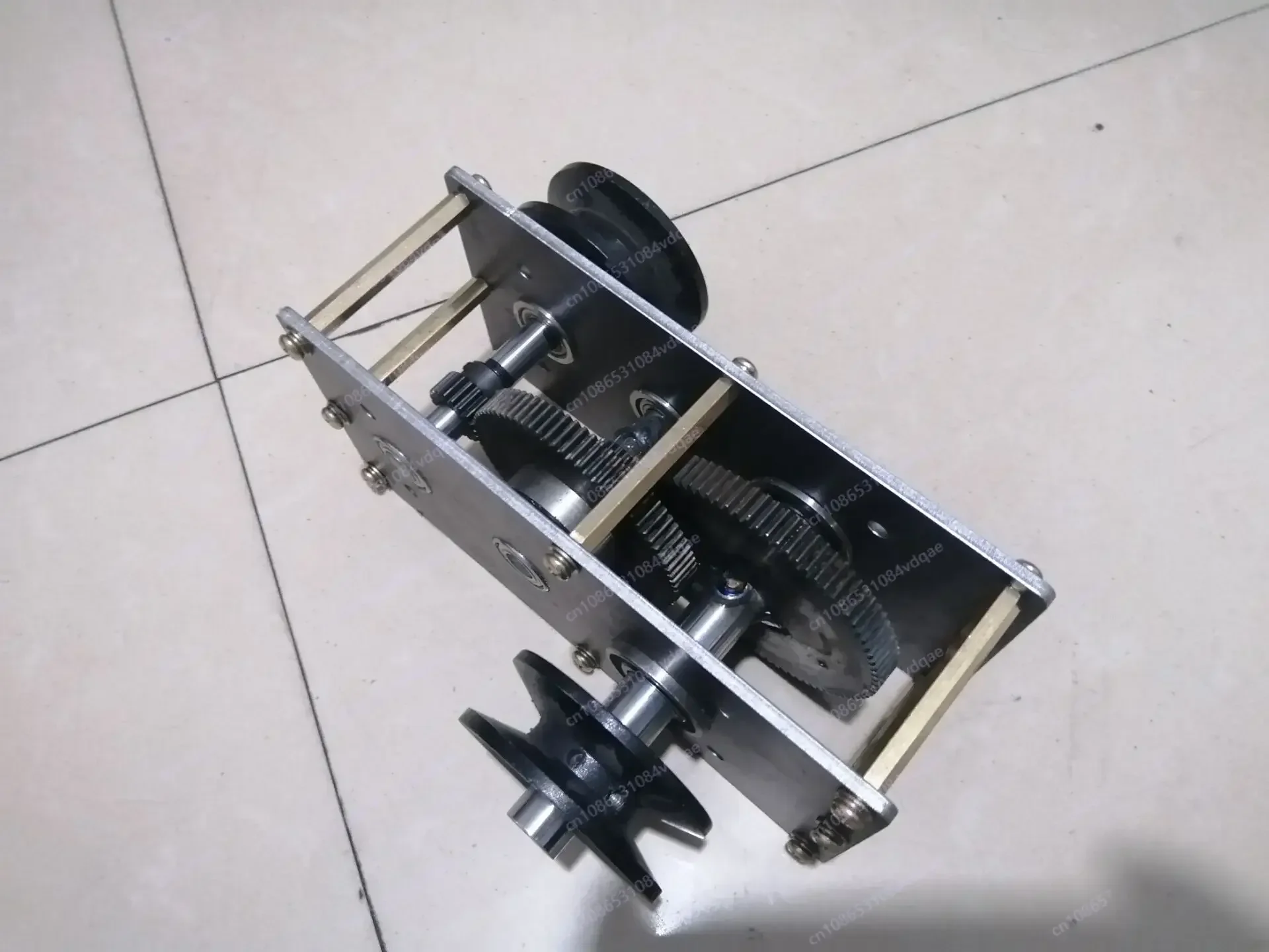 Hand Crank Generator Speed-increasing Gearbox Wind Hydraulic Transmission Diy Pulley Gearbox Reduction Box