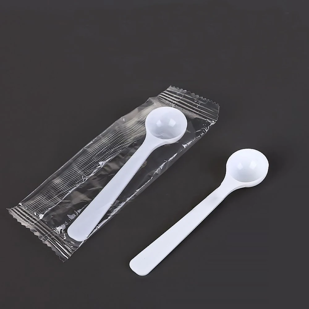 5pcs 1g 3g Plastic Mask Spoon Measuring Spoon Salt Spoon