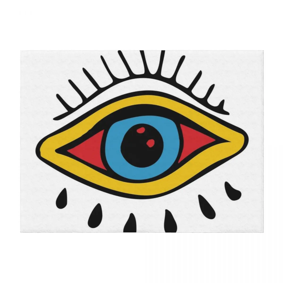 

Traditional Eye Throw Blanket Luxury Beach warm for winter Plaid on the sofa Blankets