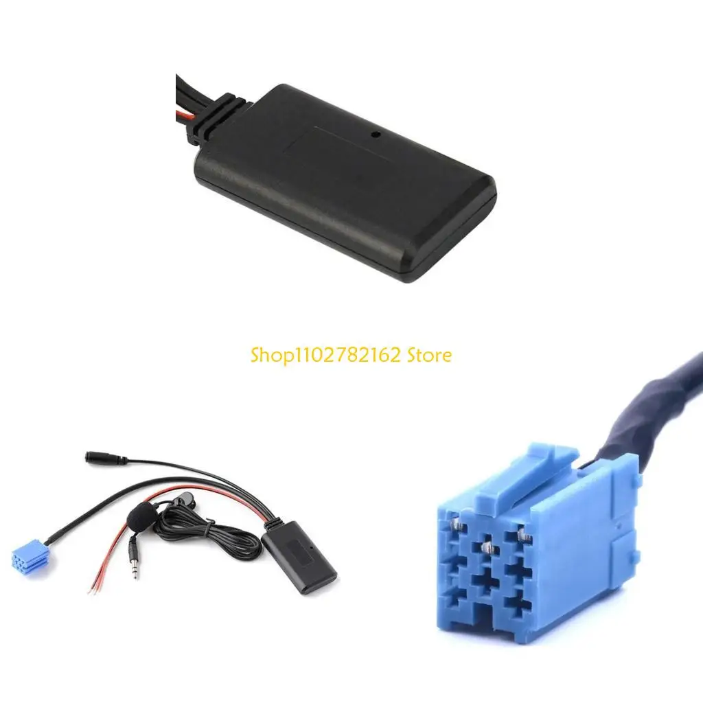 

547B Connector Cable AUX Adapter Microphone for Radio Auto Accessory