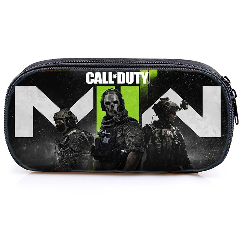 Call Of Duty Warzone Pencil Case Makeup Box Student Children Multifunctional Pencil Bag Waterproof School Stationery Storage Bag