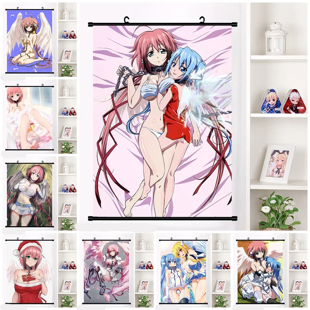 Plastic Hanging Scroll Heavens Lost Property Painting Anime Cartoon Characters Canvas Picture Poster Decor Home Prints Wall Art