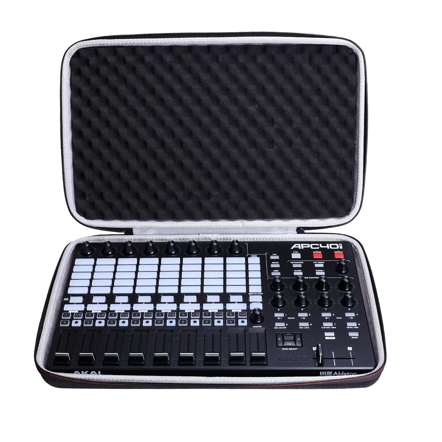 LTGEM Black EVA Hard Case forAkai Professional APC 40MKII USB-Powered Full-Featured Ableton Live Performance MIDI Controller